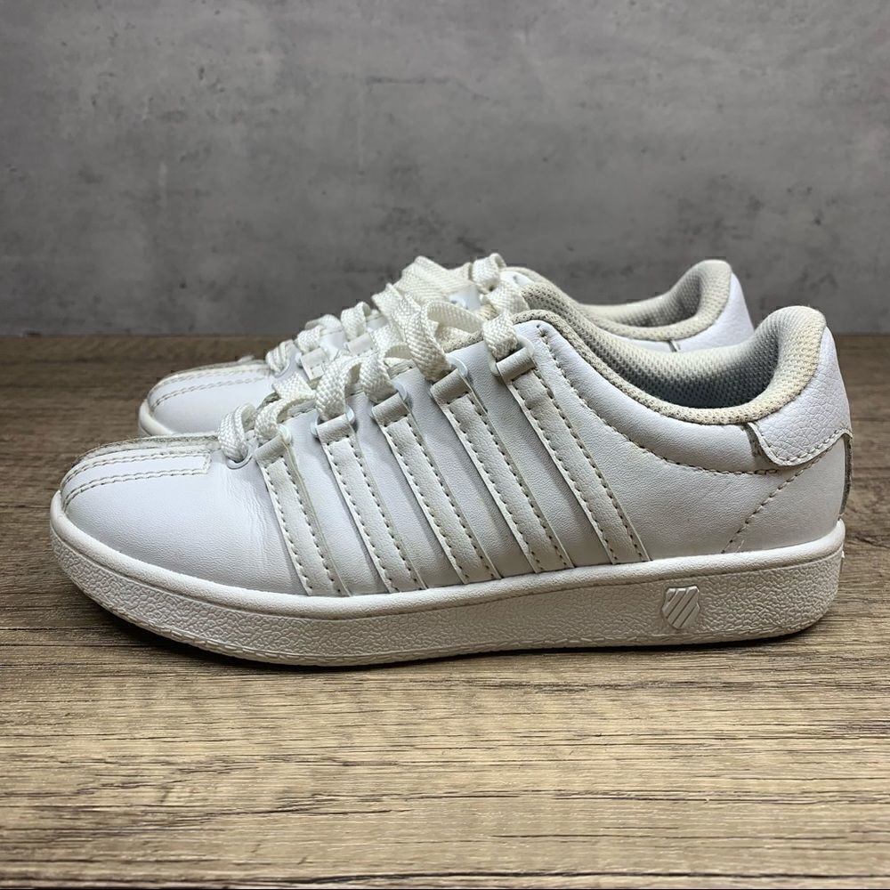 K-Swiss unisex~ kids sneakers~White~Size 13.5‎
